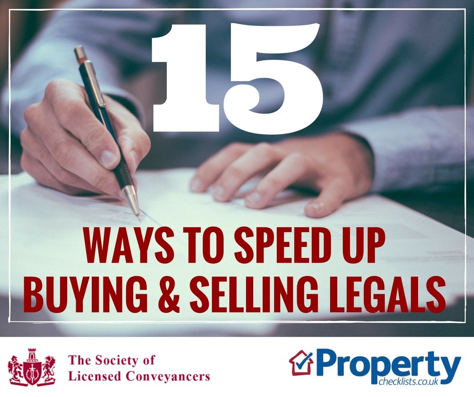 Ways to speed up your buying and selling legals checklist