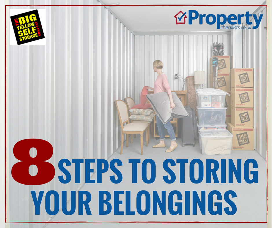 Storing your belongings