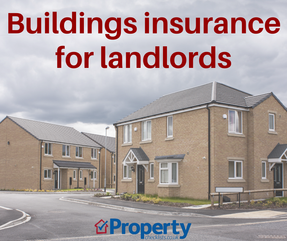 Buildings insurance checklist for landlords