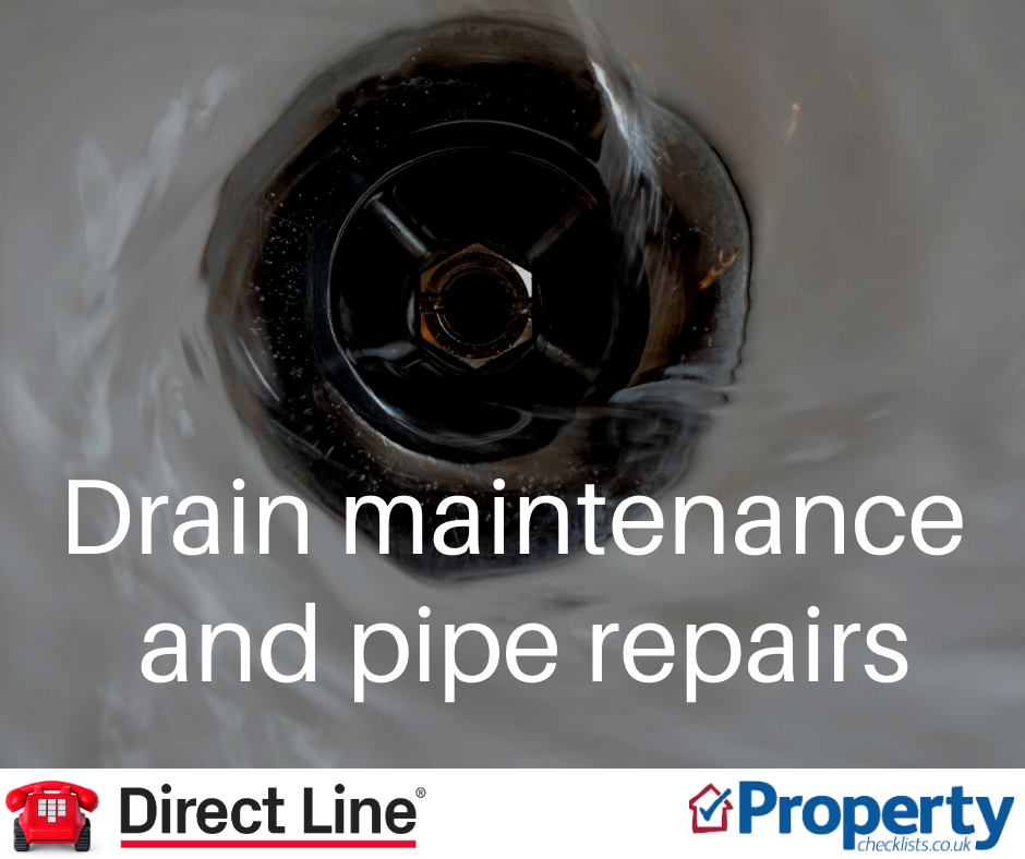 Drain maintenance and pipe repair checklist for landlords