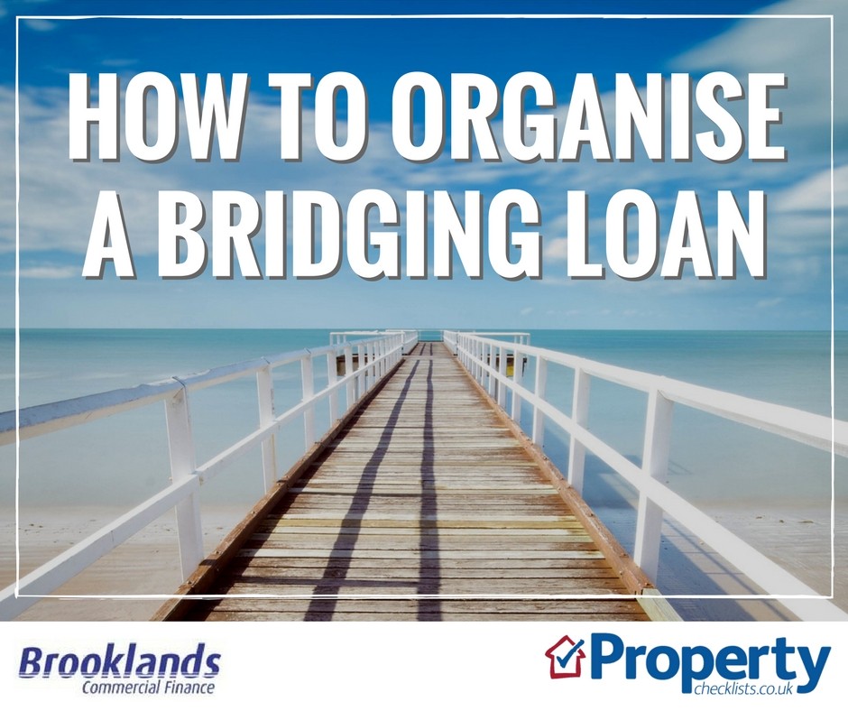 How to organise a bridging loan checklist