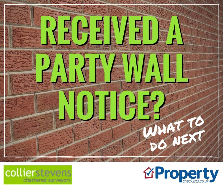 Received a party wall notice, what do I do?