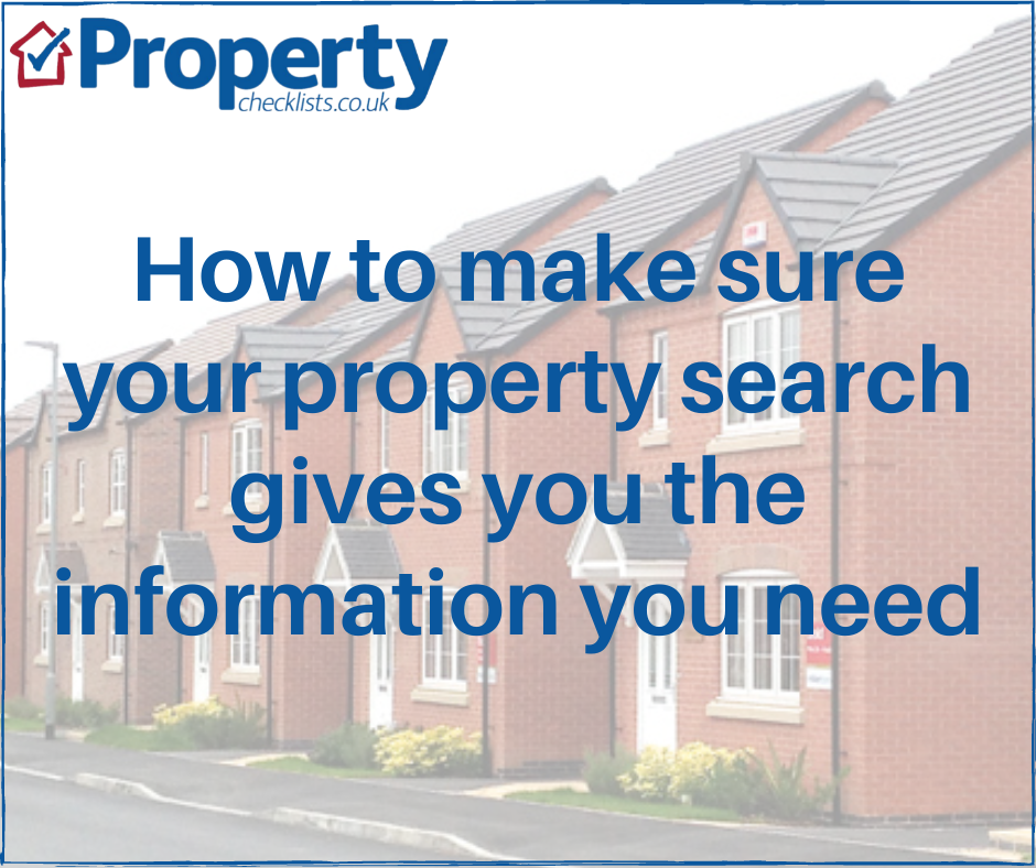 How to make sure your property search gives you the information you need
